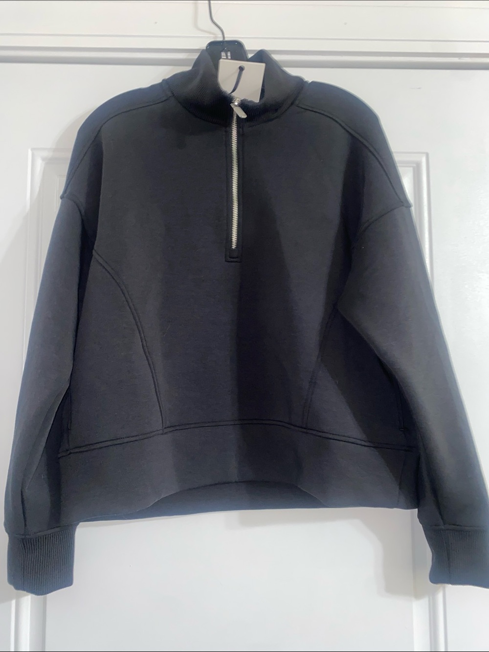 Calia Black Half-Zip Sweater